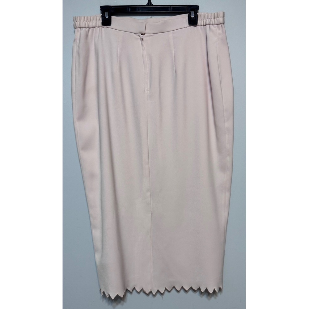 Vintage Ben Marc Old Money Blush Pink Skirt Suit Womens Size 18 Power Dressing - Picture 12 of 12